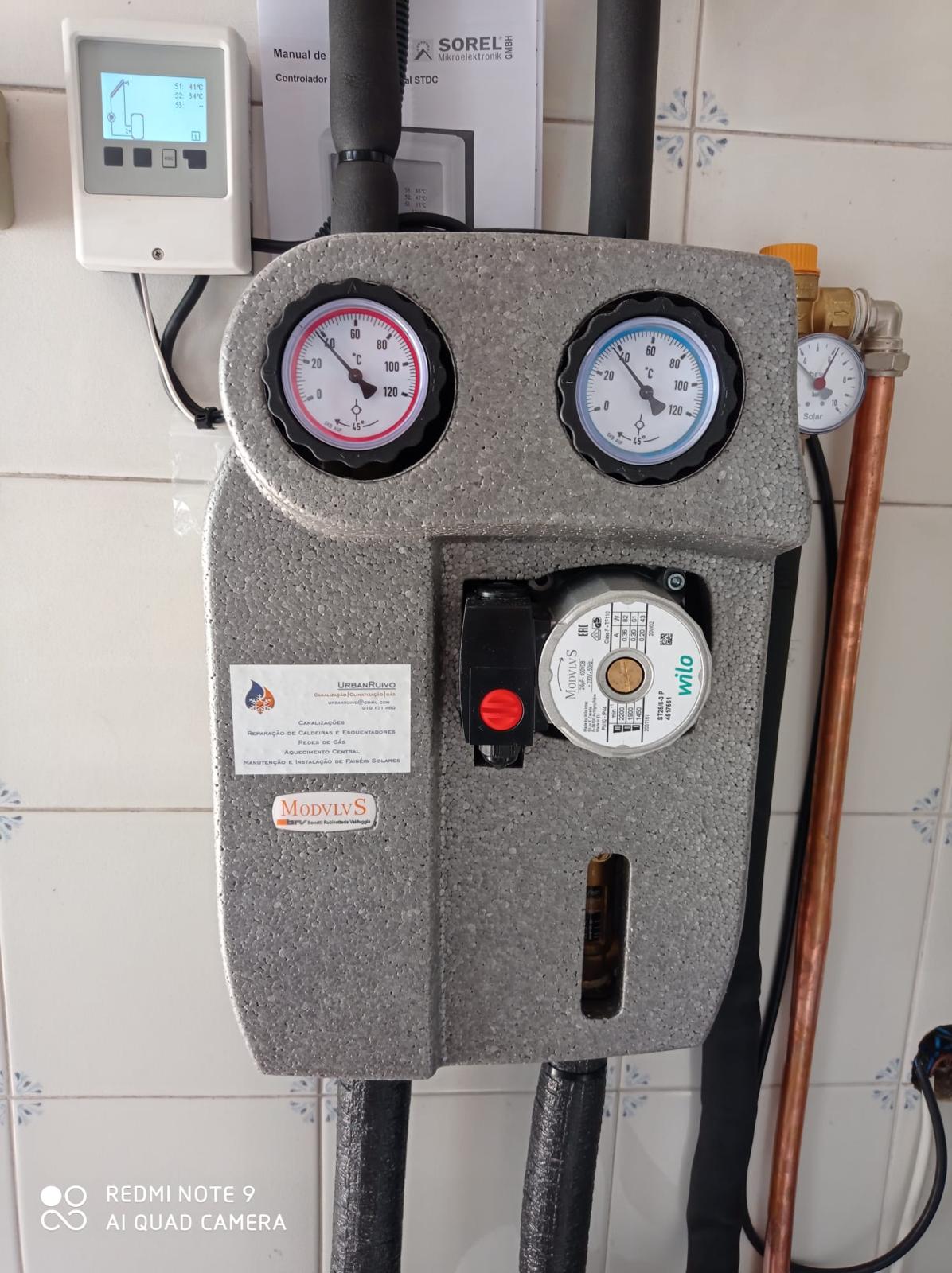 Caldeira de condensação para águas quentes sanitárias - Projeto UrbanRuivo